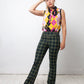 Christian Dior SS 2005 argyle print sleeveless polo shirt