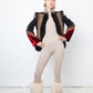 Prada 2000's beige knit body hugging jumpsuit