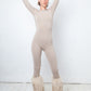 1970's hairy white Yeti boots size 39