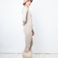 Prada 2000's beige knit body hugging jumpsuit