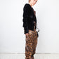 Balmain Fall 2012 black velvet dévoré Fabergé pattern blazer