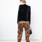 Balmain Fall 2012 black velvet dévoré Fabergé pattern blazer