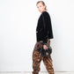 Balmain Fall 2012 black velvet dévoré Fabergé pattern blazer