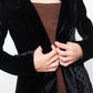 Balmain Fall 2012 black velvet dévoré Fabergé pattern blazer