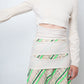 Nina Ricci 2000's cream slashed wool sweater