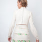 Nina Ricci 2000's cream slashed wool sweater