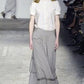 Veronique Branquinho SS 2008 brown ruffled layered maxi skirt