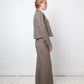Chloé 2000's wool plaid grey pantsuit