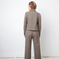 Chloé 2000's wool plaid grey pantsuit