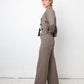 Chloé 2000's wool plaid grey pantsuit