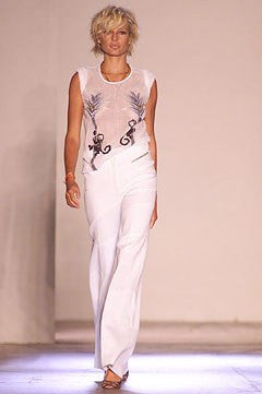 Chloé by Phoebe Philo SS 2002 monkey fishnet tank top