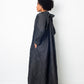 Issey Miyake 90's grey maxi wrinkled paper dress