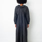 Issey Miyake 90's grey maxi wrinkled paper dress