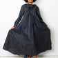 Issey Miyake 90's grey maxi wrinkled paper dress