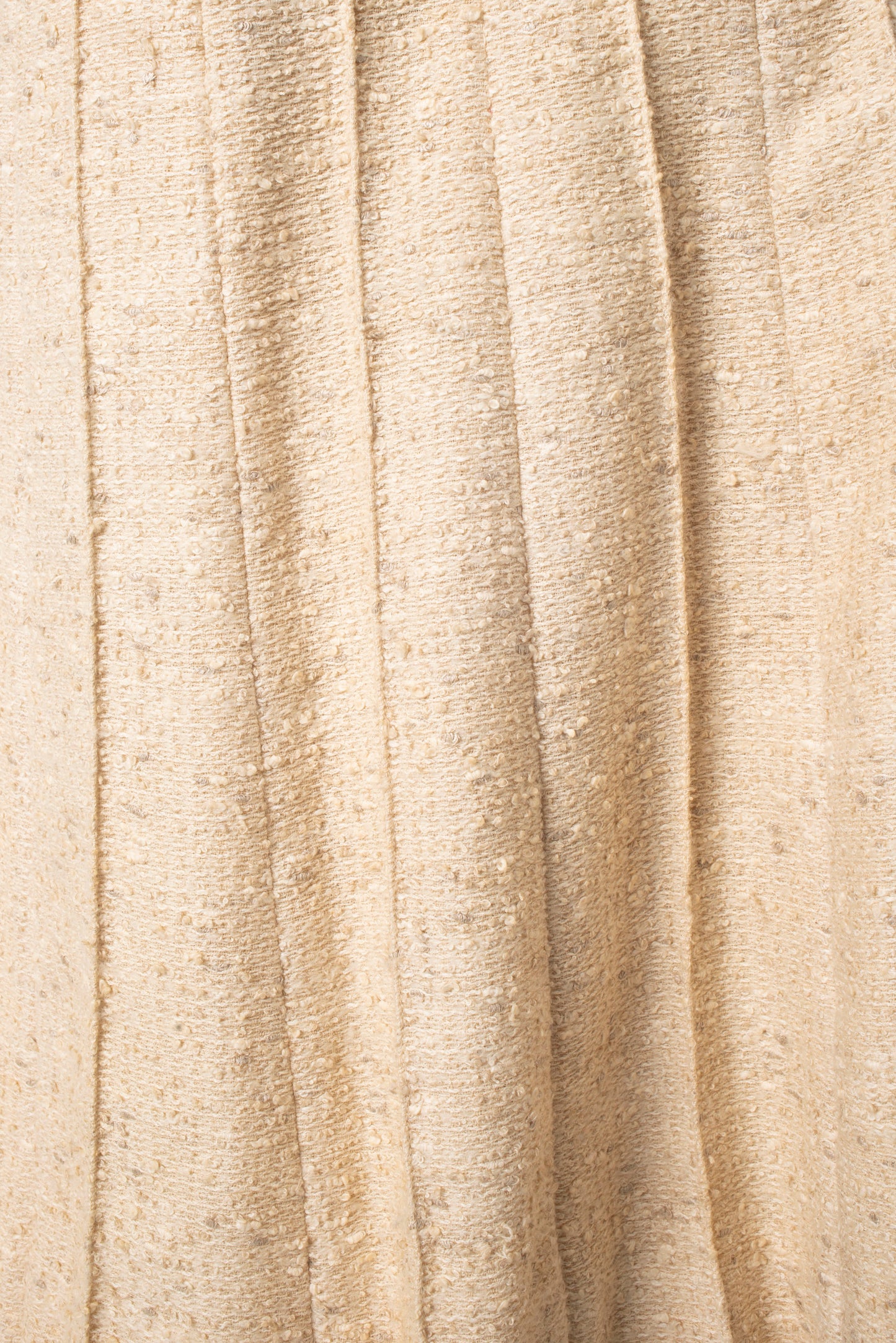 Chanel 1970's Haute Couture cream and navy skirt suit