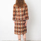 Chanel haute couture 1970's red tweed three piece skirt set