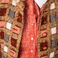 Chanel haute couture 1970's red tweed three piece skirt set