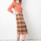 Chanel haute couture 1970's red tweed three piece skirt set