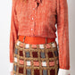 Chanel haute couture 1970's red tweed three piece skirt set