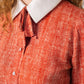 Chanel haute couture 1970's red tweed three piece skirt set
