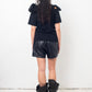 Sylvie Schimmel 2000's black leather shorts