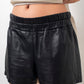 Sylvie Schimmel 2000's black leather shorts