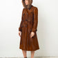 Dolce & Gabbana 2000's calf hair duffle coat with marmot fur collar