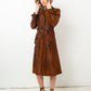 Dolce & Gabbana 2000's calf hair duffle coat with marmot fur collar