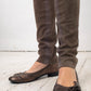 Sonia Rykiel 2000's bronze leather ballerinas size 40