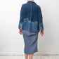 Sylvie Schimmel 2000's suede and denim patchwork jacket