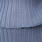 Belgian designer one-of-a-kind pleated baby blue midi dress