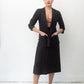 Yohji Yamamoto 90's black linen skirt suit