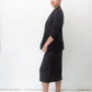 Yohji Yamamoto 90's black linen skirt suit