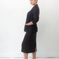 Yohji Yamamoto 90's black linen skirt suit