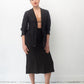 Yohji Yamamoto 90's black linen skirt suit