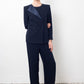 Giorgio Armani 2010 dark blue silk pantsuit