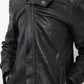 Armani 2009 black leather coat