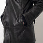 Armani 2009 black leather coat