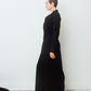 Dries van Noten 2000's black wool wrap dress