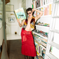 Prada 2000's nylon red maxi mermaid skirt