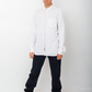 Ann Demeulemeester 2000's white linen reversed pocket and buttons shirt