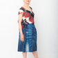 Junya Watanabe 2014 trompe l'oeil "denim" balloon skirt