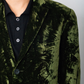 Dolce & Gabbana D&G green velvet pantsuit