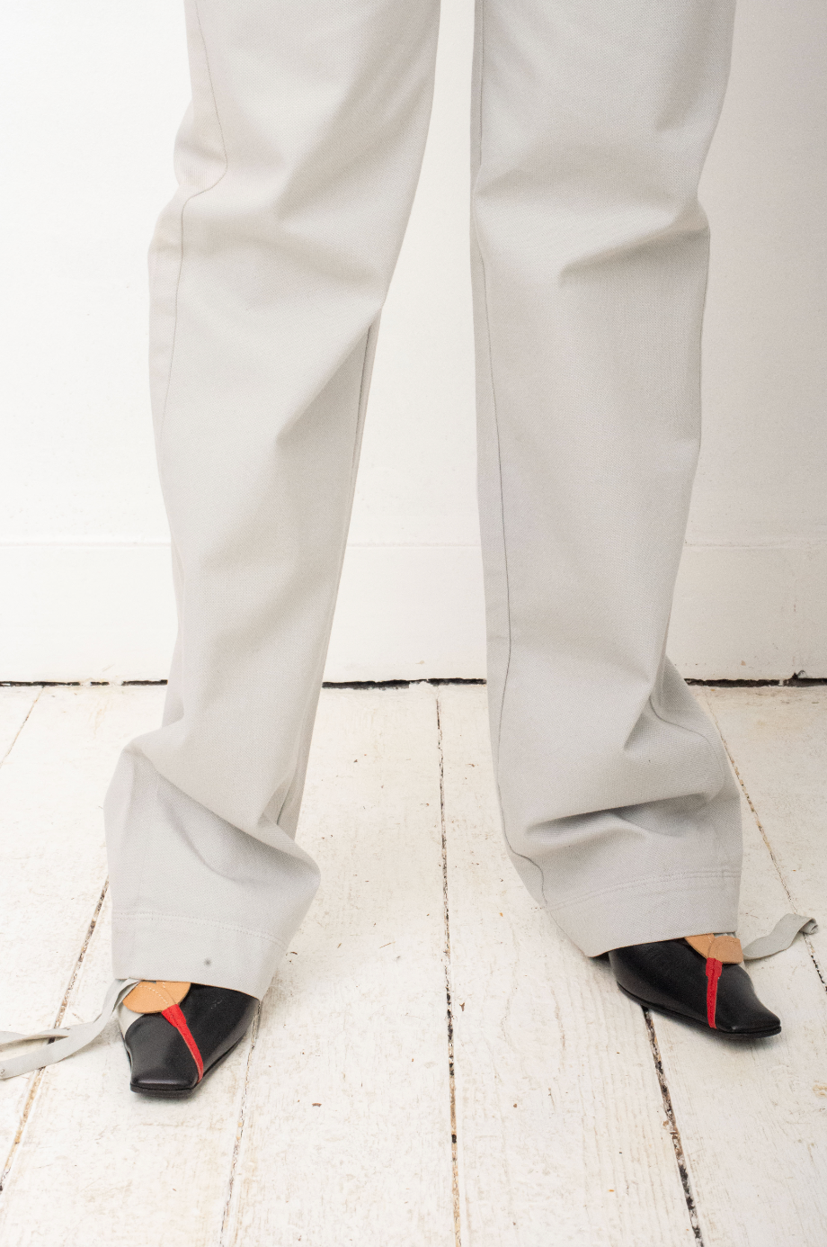 Margiela MM6 pearl low waist trousers