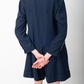 Yohji Yamamoto 1991 navy double buttoned playsuit.