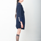 Yohji Yamamoto 1991 navy double buttoned playsuit.