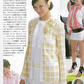 Chanel Cruise 2004 butter yellow and white tweed jacket