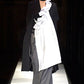 Junya Watanabe SS 2007 black and white draped cotton wrap top