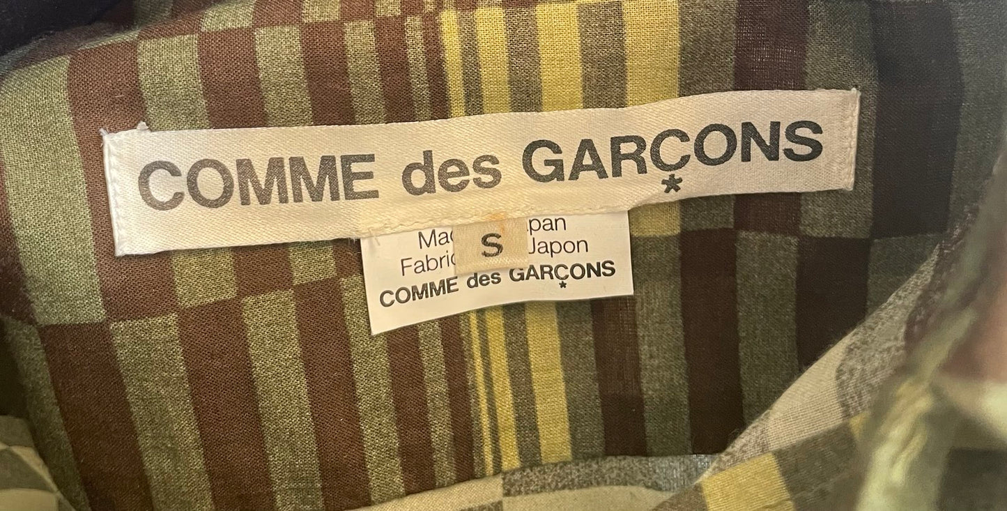 Comme des Garçons s/s 2001 pixel camouflage print shirt