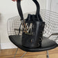 Costume National resort 2016 leather bag with metal rings